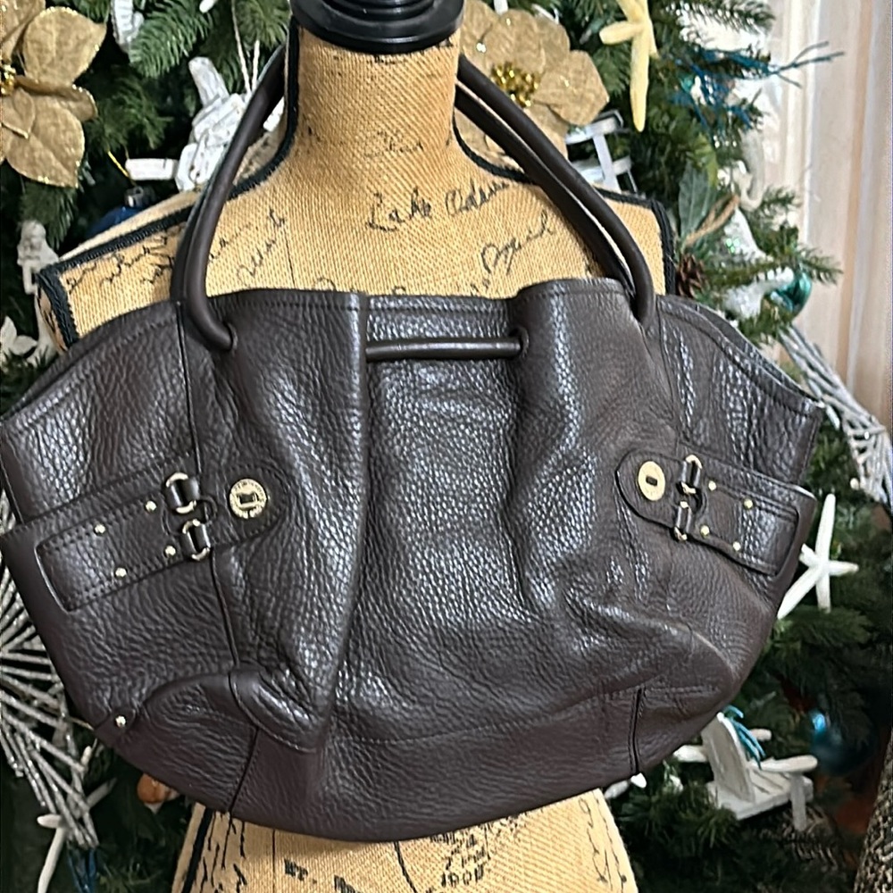 Cole Haan Chocolate Brown Leather Bag